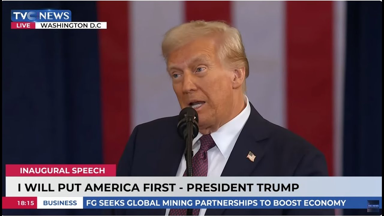 FULL VIDEO: Donald Trump Delivers Inaugural Speech As 47th President Of ...