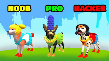 Groomer run 3D Gameplay - NOOB vs PRO vs HACKER (iOS/Android)