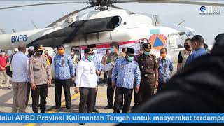 MMCnews : Bansos Pemprov. Kalteng Untuk Korban Banjir yang Disalurkan Melalui Jalur Udara