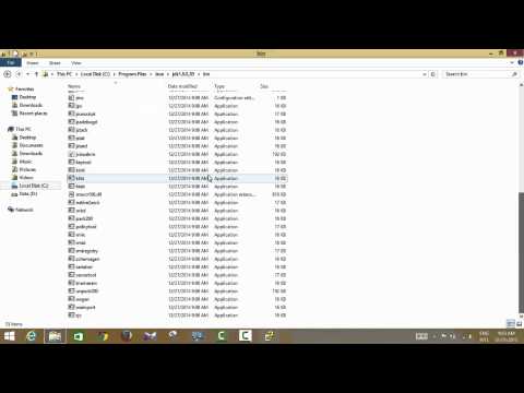 How to configuration java  jdk on windows 8.1