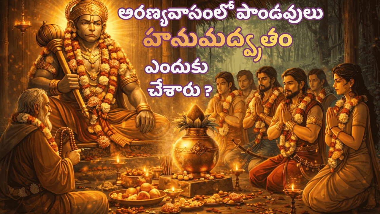 హనుమంతుని వ్రతం చేసిన పాండవులు | Untold Mahabharata Secret |