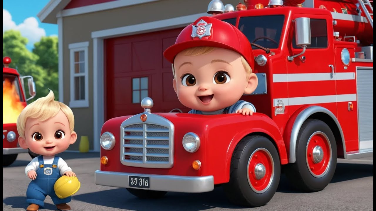 Zoom Zoom Fire Truck to the Rescue | Fun Kids Song | Exciting Adventure Rhyme
