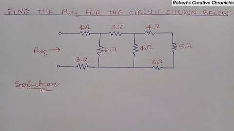 How to find the Equivalent Resistance of a circuit