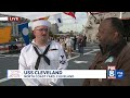 FOX 8 NEWS Cleveland Kenny Kicks It At USS Cleveland
