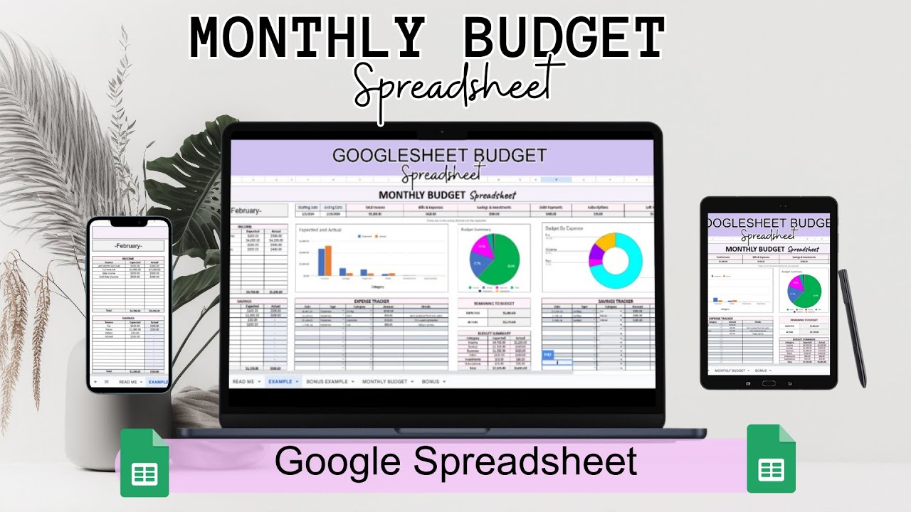 How To BUDGET USING MY GOOGLE SHEETS BUDGET Spreadsheet - YouTube