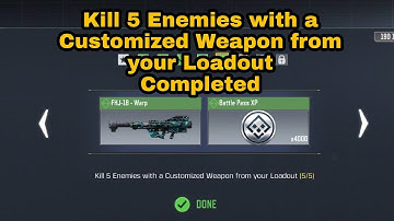 How to Kill 5 Enemies with a Customized Weapon from your Loadout | BR Buff COD Mobile