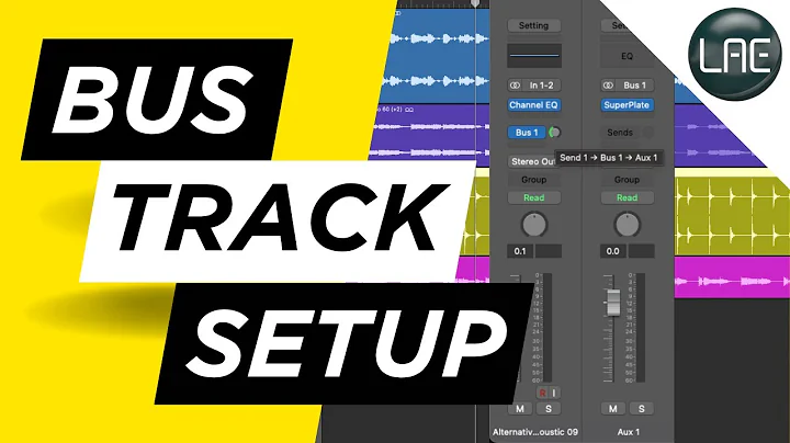 Bus Tracks - How to Setup in Logic Pro / Aux Tracks