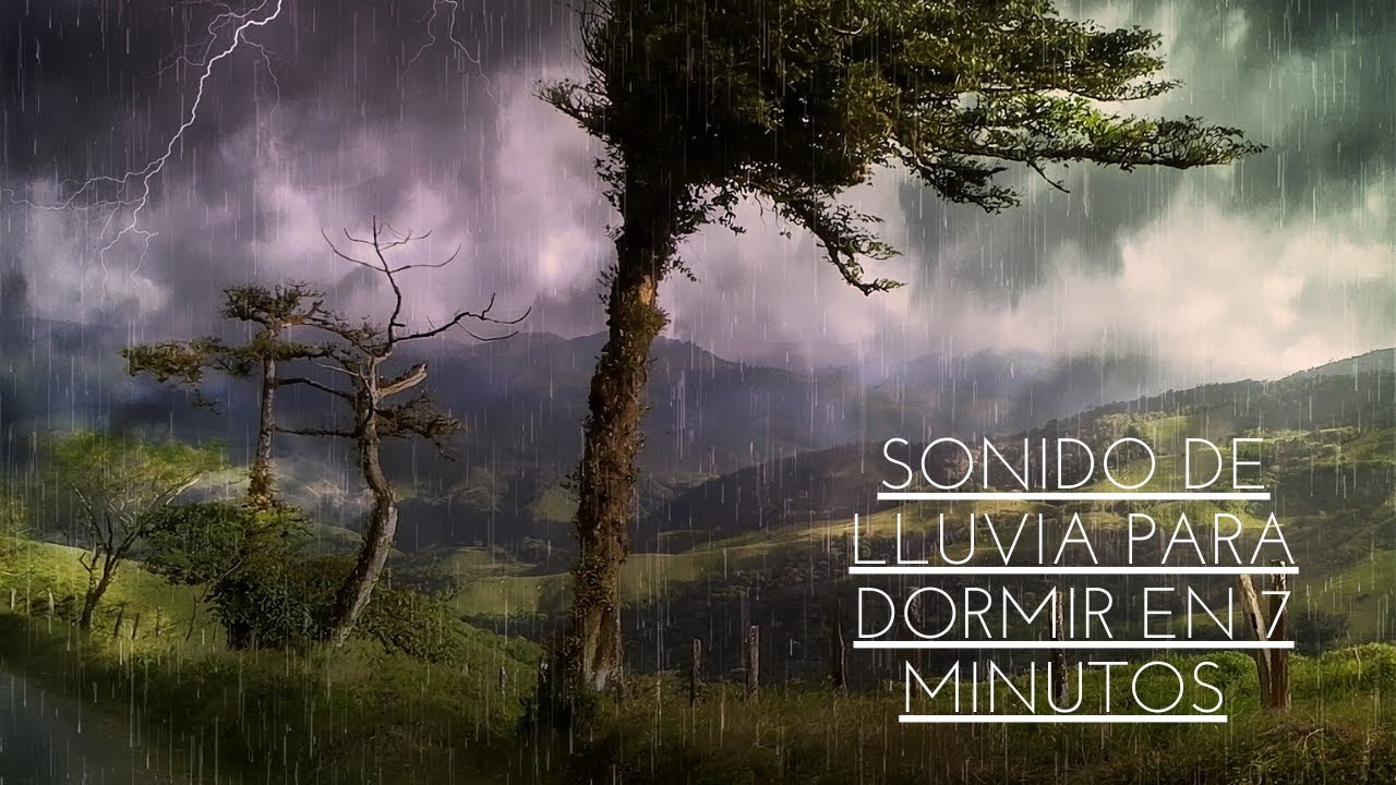 Sonido de Lluvia para DORMIR en 7 MINUTOS - YouTube
