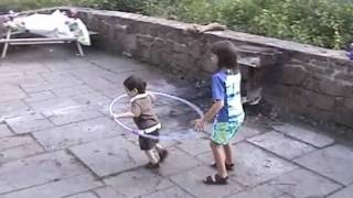 Hula-Hoop Contest - 3-Year-Old Loses