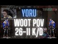 TH Wo0t POV Yoru on Bind 26-11 K/D (VALORANT Pro POV)