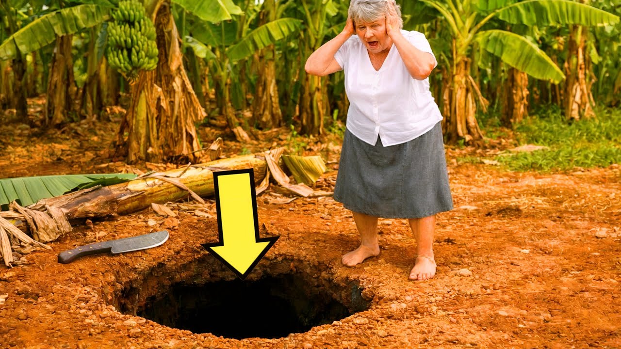 VĂDUVĂ BĂTRÂNĂ CULEGEA BANANE… DAR CE A GĂSIT SUB COPAC A LĂSAT O FĂRĂ REACȚIE