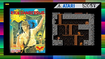 Atari ST Game Review - RICK DANGEROUS