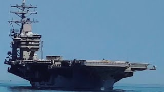 USS Dwight D Eisenhower (CVN- 69) MY OLD SHIP ❤️ 🥲 Prop:2 Westinghouse A4W Nuclear Reactors