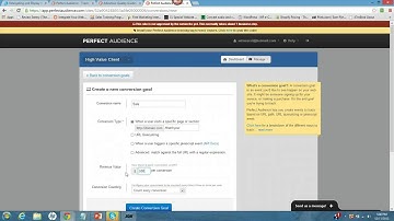 Video_#7__Module+3 +Perfect+Audience+Conversion+Goal+Setup