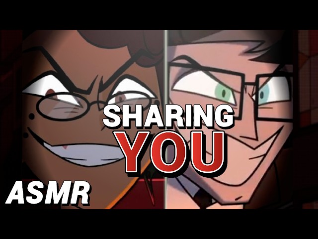 【ASMR】 Vincent & Alastor Share You 「Human Vox & Alastor x Listener Audio」 HAZBIN