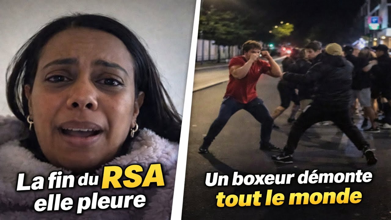 La fin de RSA fait pleurer les branleurs 🤔 un boxeur démonte et met KO tout un groupe de racaille 😱