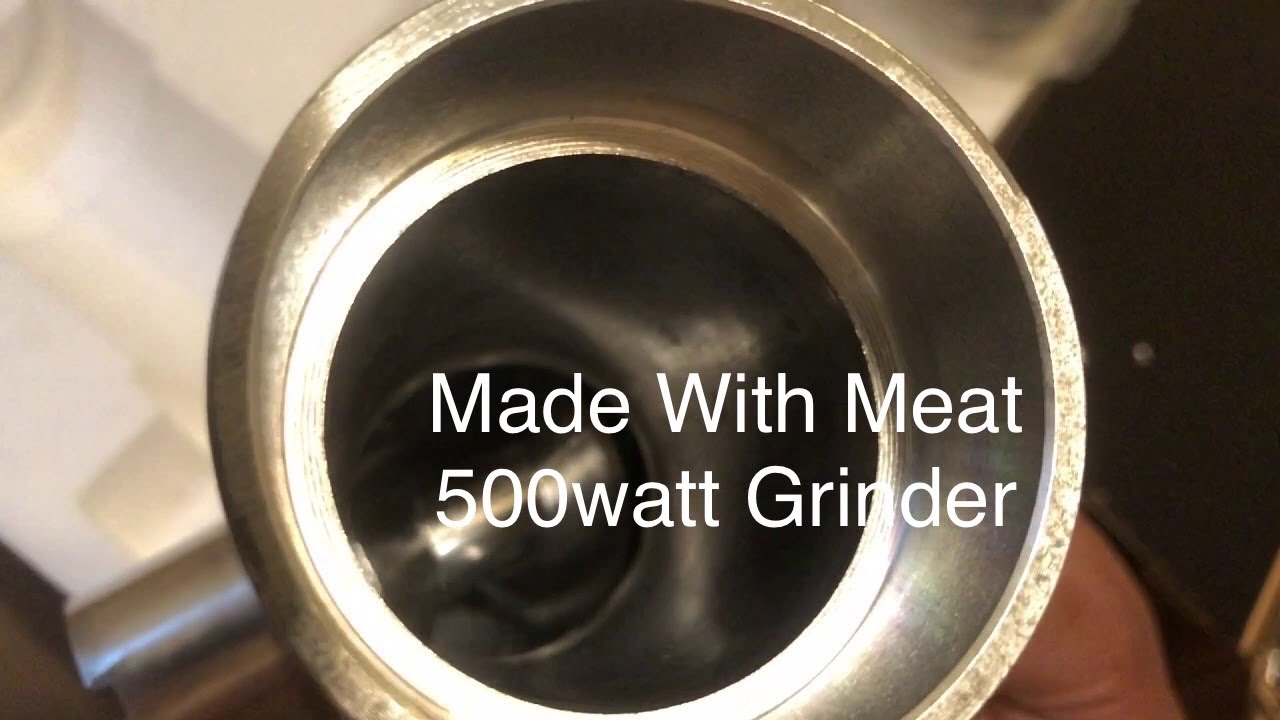 Made with Meat 500 watt grinder unboxing YouTube