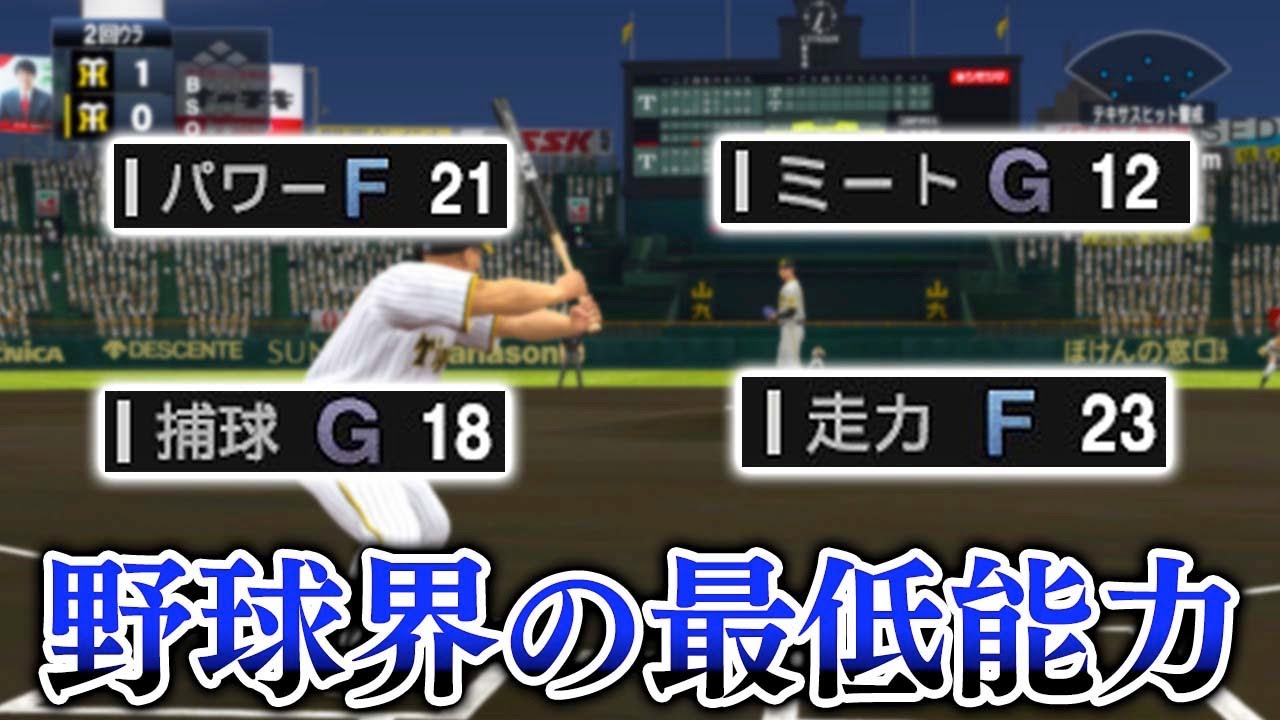 各能力の最弱を合わせた野手を作ったらどんな能力になるのか2022ver.【プロスピ2022】【アカgames】