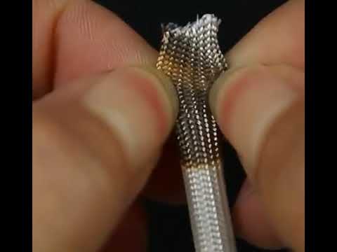 Трубки термостійкі зі скловолокна (кембрик) 25мм, видео 1