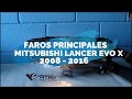 Faros Principales LED DRL Lupa Mitsubishi Lancer Evo X 2008 - 2016 by ATROX CUSTOMS