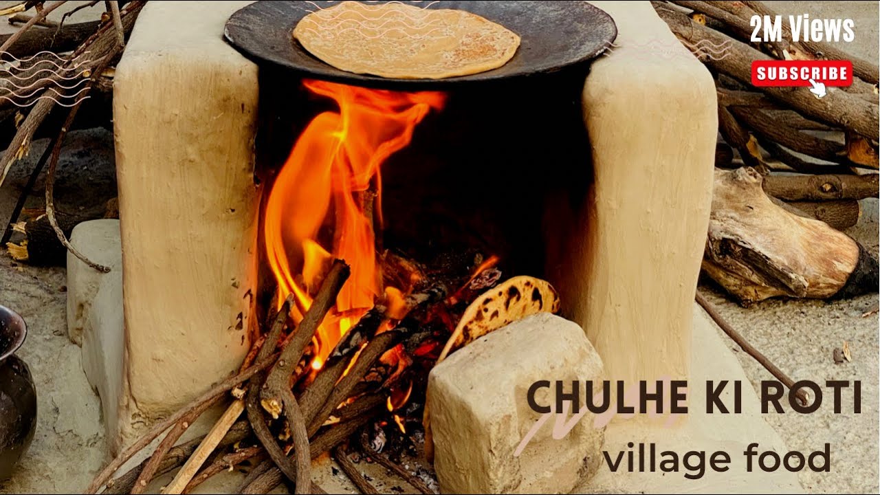 Chulhe ki roti | pani ke hath ki || taste me mazedaar || Aalsibiwi # ...
