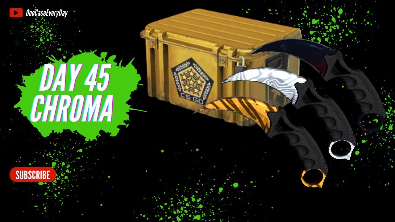 Opening one CSGO case every day until I get a Gold DAY 45 - YouTube