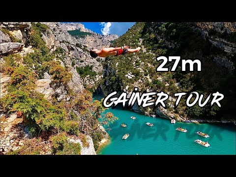 Cliff Jumping South of France 27m Backflip // Gainer Tour 2020 - Verdon, Calanques, Pont du Diable