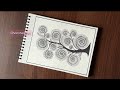 Simple Tree Doodle Art For Beginners | How To Draw Doodle Art | Step By Step | Drawing