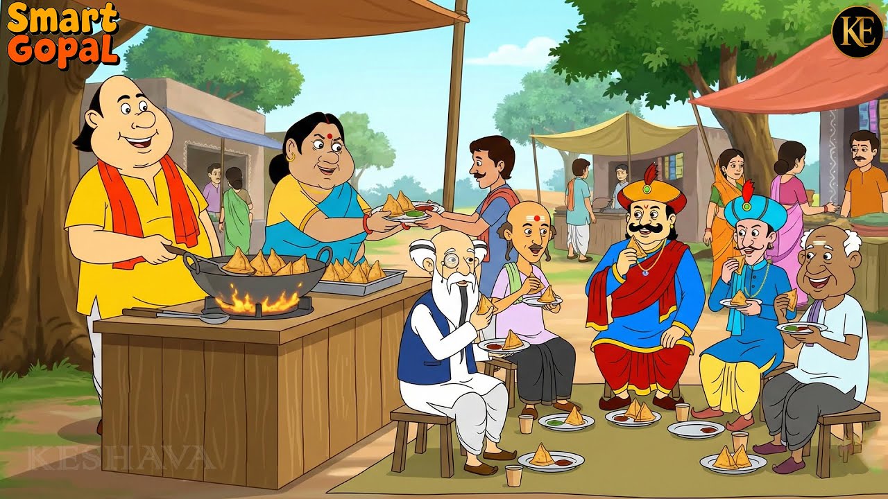 হাটে বসে রাজা-গোপালের সমোসা ভোজ | Gopal Bhar - গোপালভাঁড় | New Episode 2026