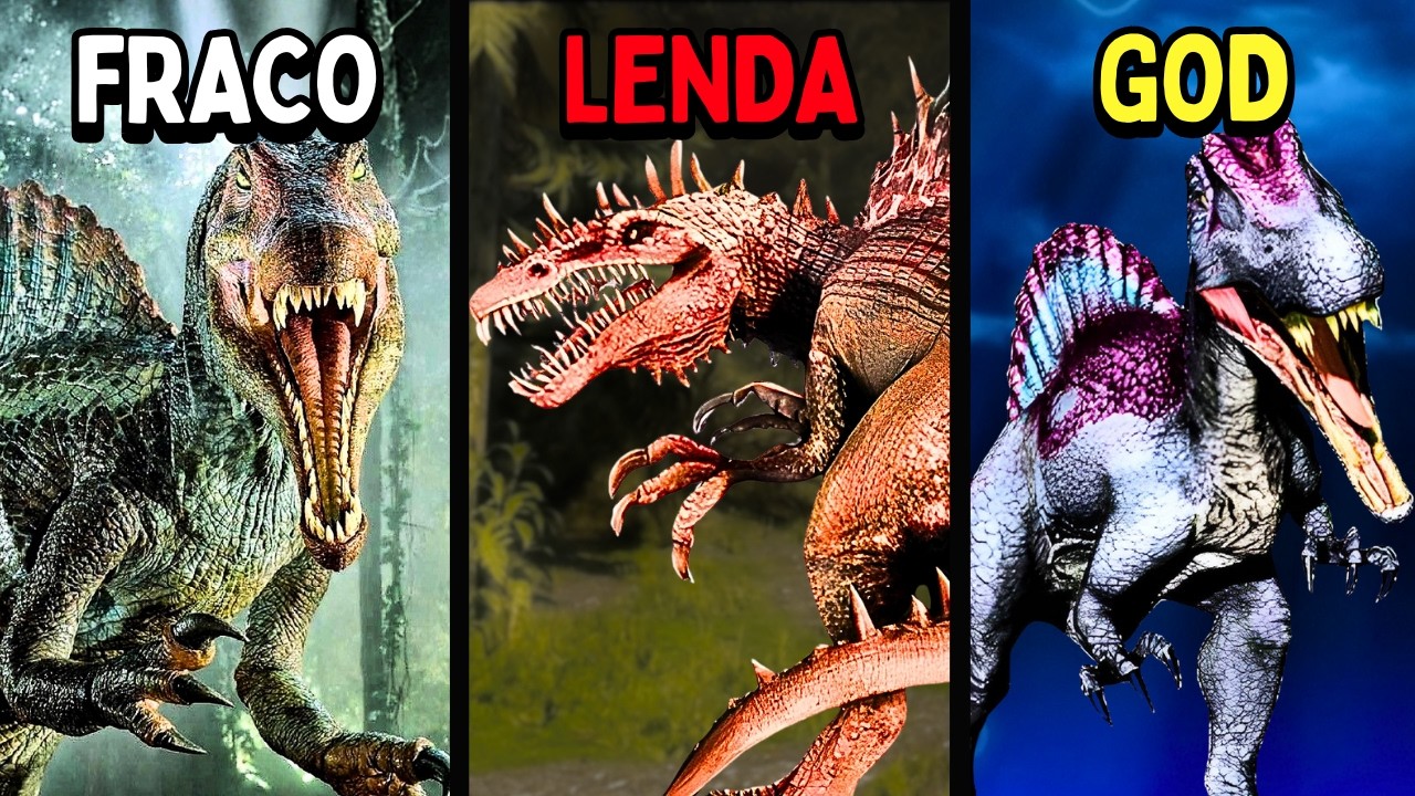 OS ESPINOSSAUROS MAIS ATERRORIZANTES DAS MÍDIAS DIGITAIS!