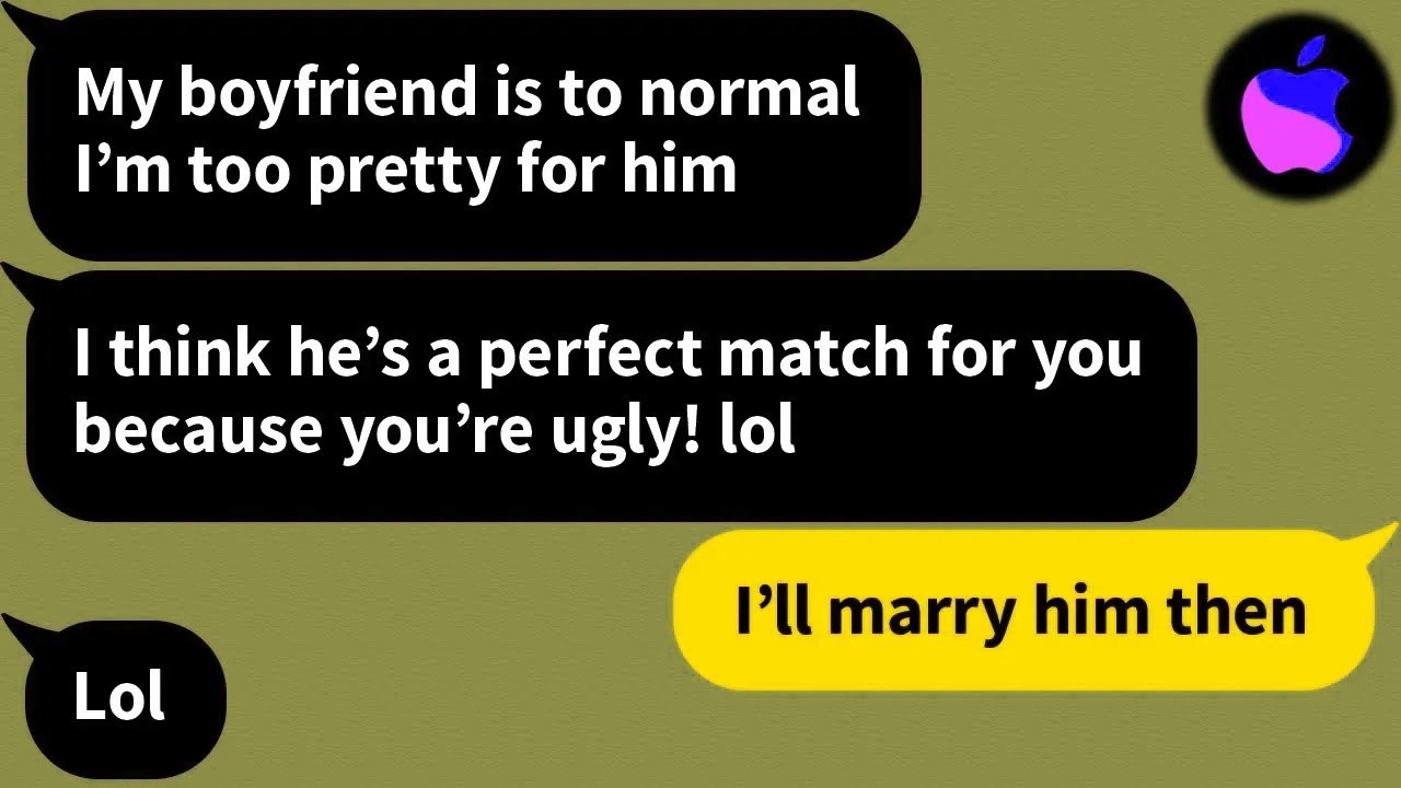 【Apple】 My sister stole my boyfriend and told me I could have her ugly ex