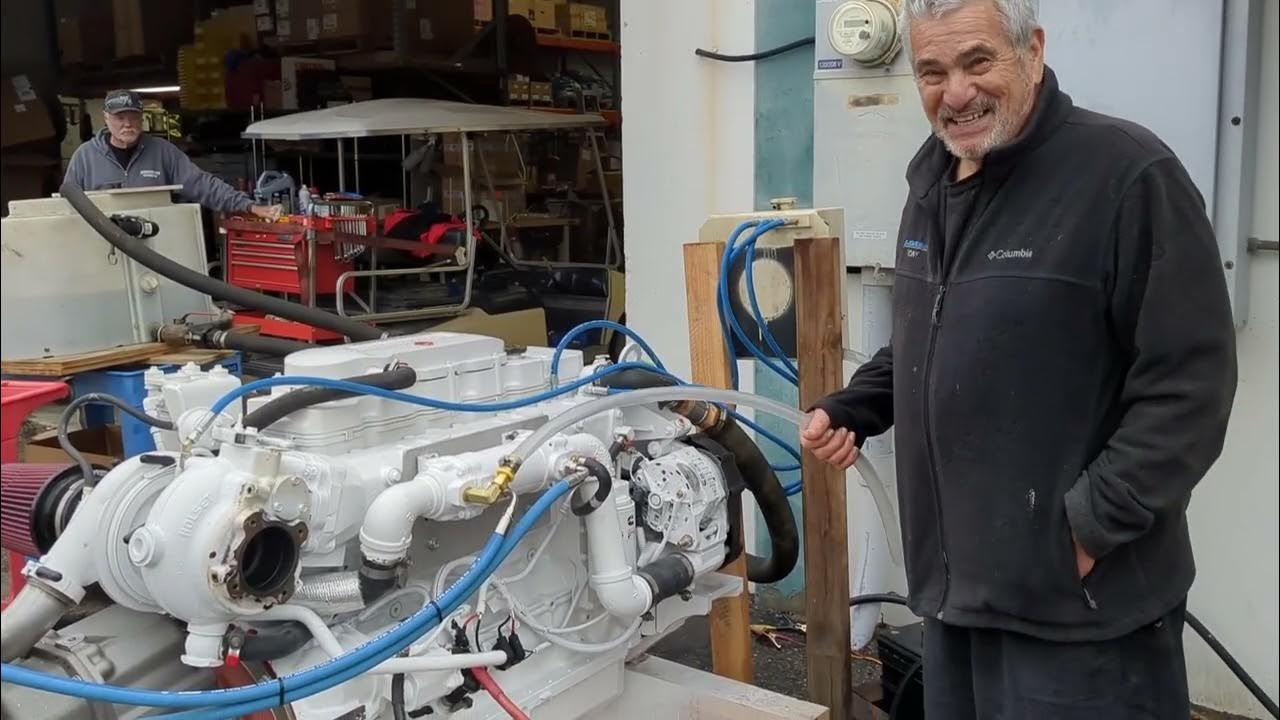 Cummins marine qsb 6 7 slimline engine test fantasea yachts 1 port
