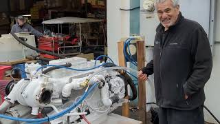 Cummins Marine QSB 6.7 Slimline Engine Test -- Fantasea Yachts #1 Port