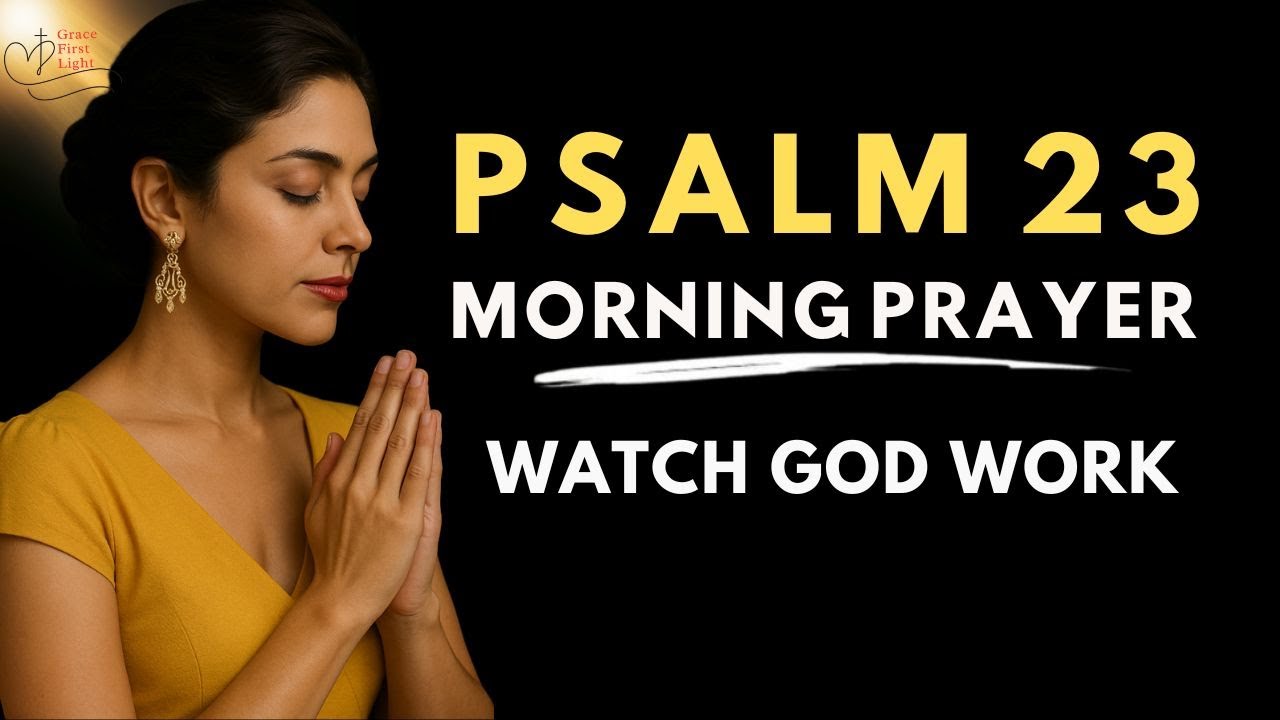 Псалом 23 | Утренняя молитва о Божьем провидении и руководстве | Благословенная утренняя молитва