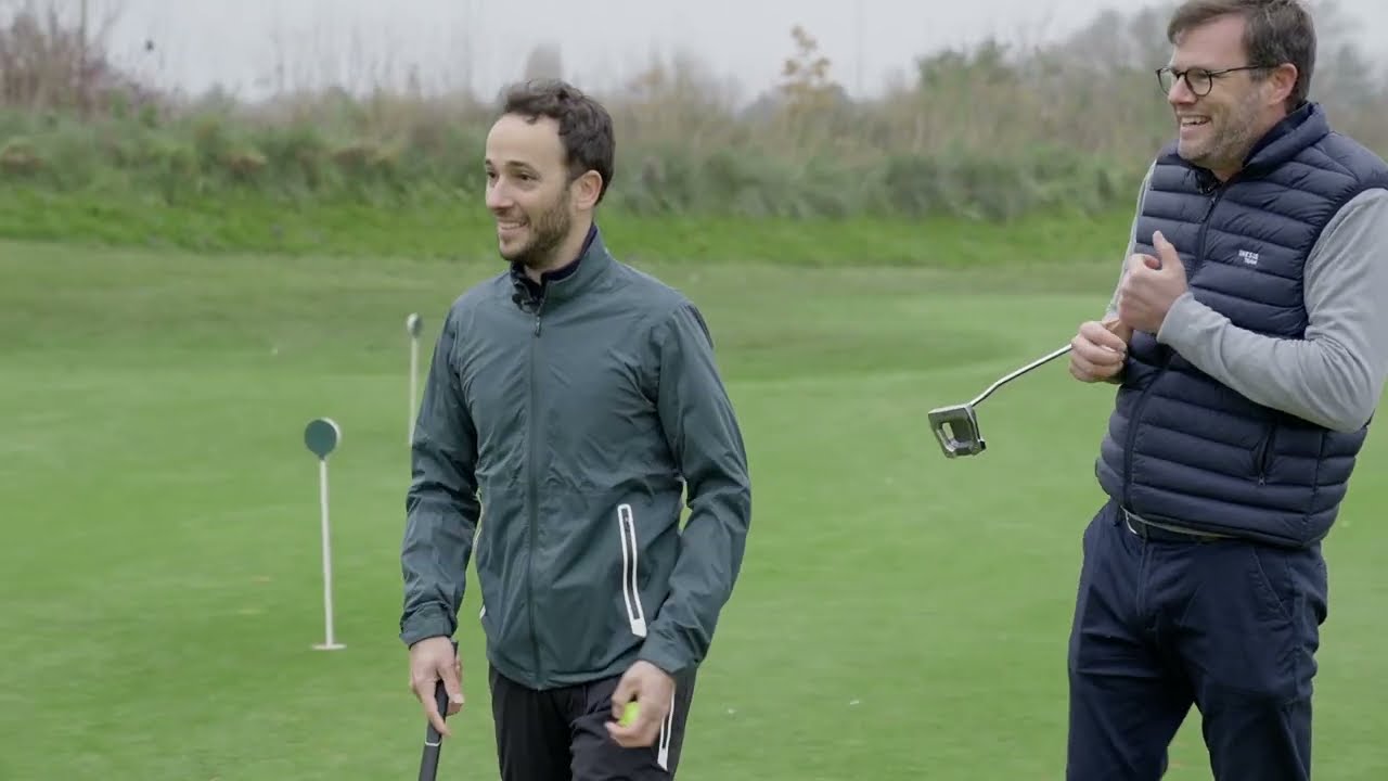 Il prend sa revanche au putting / he takes his revenge in putting