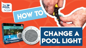 How to change a Pool Light | Installing a new swimming pool light