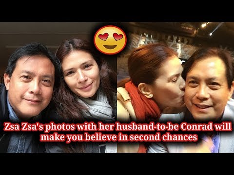 Zsa Zsa&rsquo;s photos with her husband to be Conrad will make you believe in second chances!