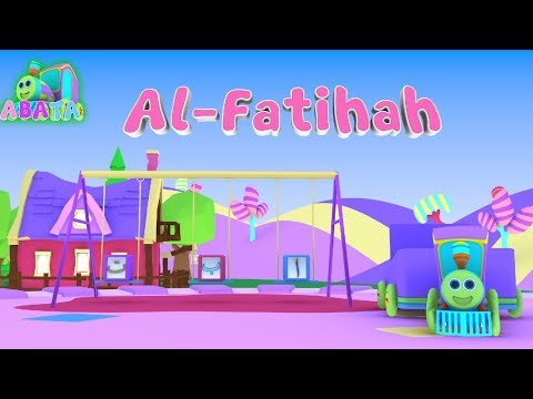 Murottal Juz Amma Al Fatihah Animation 3D Learning Letters Arabic Alphabet | Abata