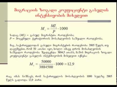 გ. წულაძე, დემოგრაფიის საფუძვლები XI (3)
