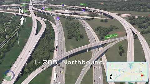 I-285/I-20 West Interchange (0013918)  PIOH Visualization