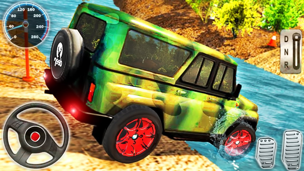 Offroad Jeep Driving Simulator - Luxury SUV 4x4 Impossible Tracks - Android GamePlay