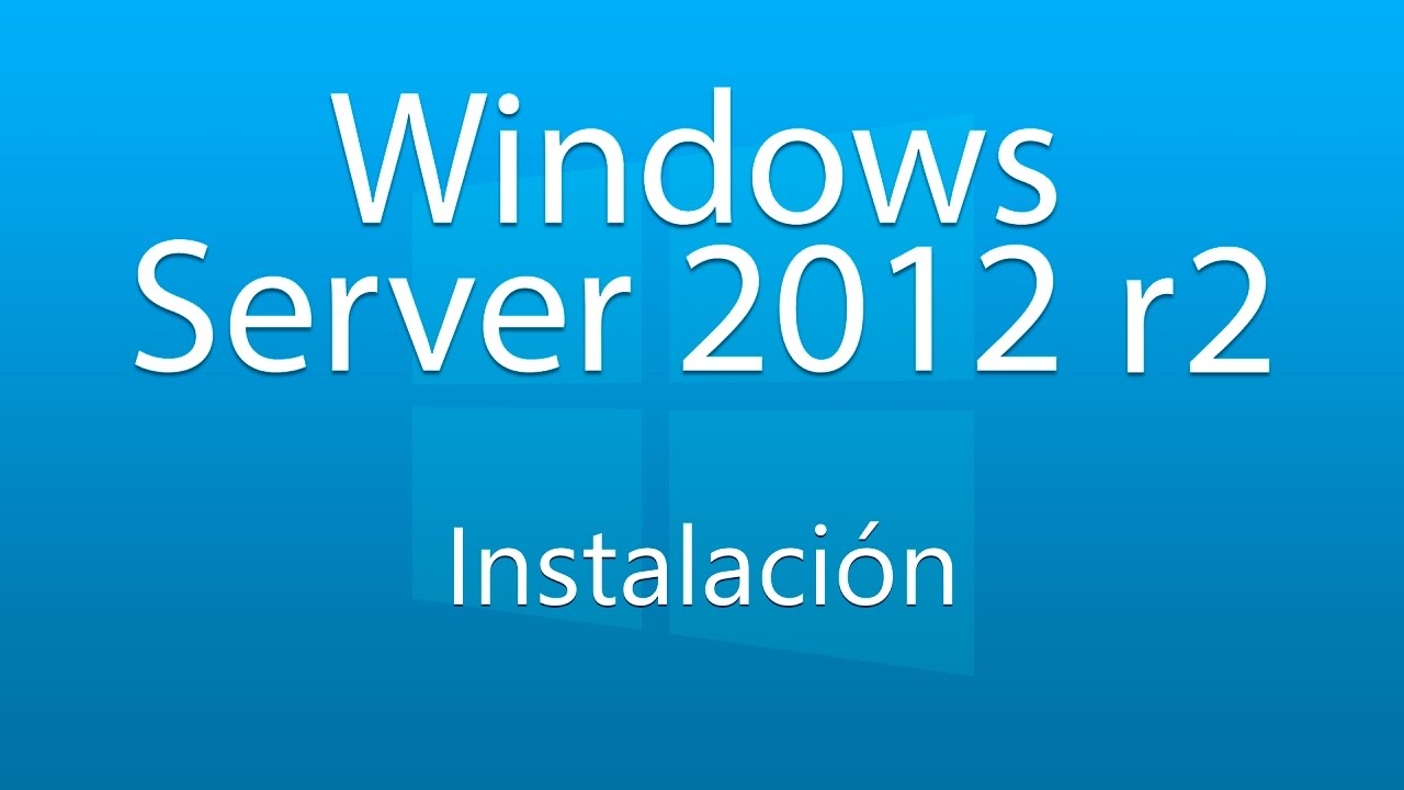 Instalar Windows Server 2012 R2 – Vmware Workstation 12 - YouTube