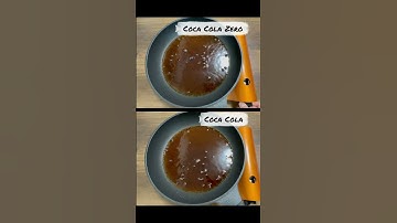Coca Cola ZERO vs. Coca Cola | #shorts