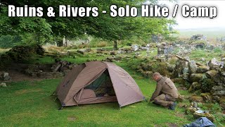 2 night Foggy Solo Hike & Camping Trip  Rivers & Ruins