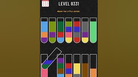 Water sort puzzle level 8331