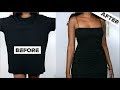 DIY Little Black Dress | T-Shirt Transformation