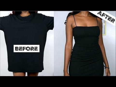 Video: How To Make A Dress Out Of A T-shirt