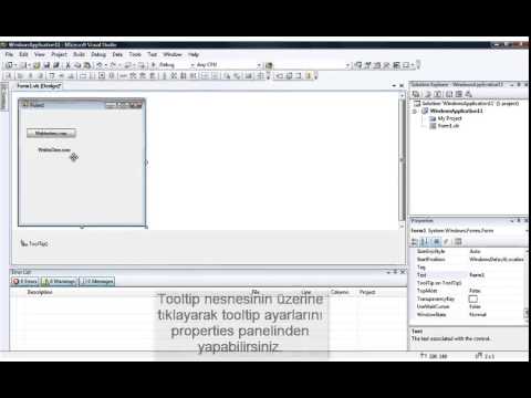 Visual Basic Tooltip Using