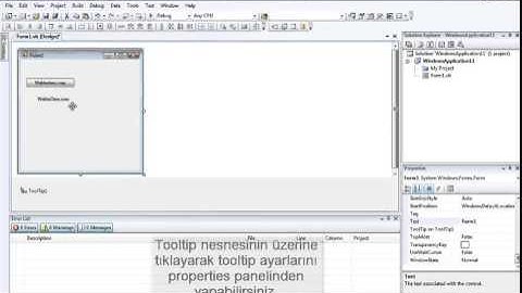 Visual Basic Tooltip Using