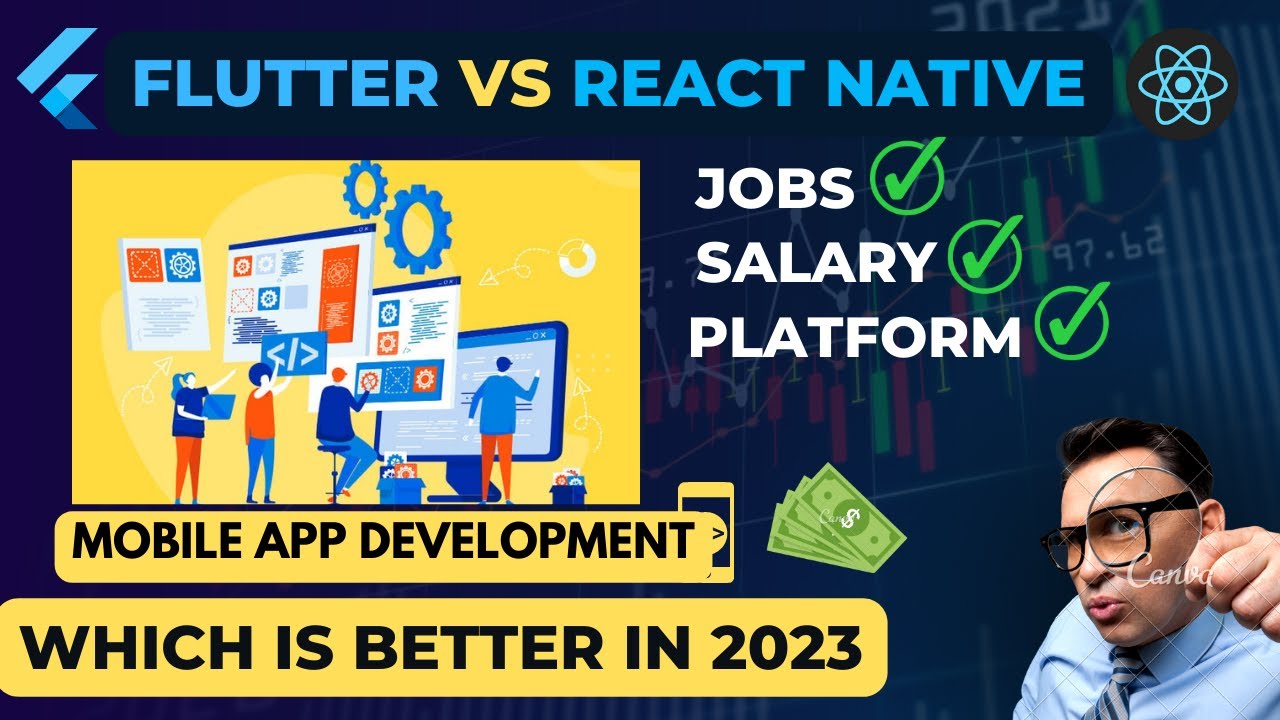 Flutter Vs React Native Programming | Which is best in 2023 | Mobile ...